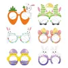 Party Favor 6Pcs/Set Easter Themed Birthday Glasses Props Make Fun Of The Atmosphere To Decorate Gift Drop Delivery Home Garden Fest Dhdz0