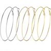 Hoop Earrings Exaggerated Round Oversized Ring Basketball Brinks Smooth Large For Women Punk Jewelry