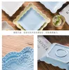 Plates Multi-color Optional 6 Inches X5pcs/set Ceramic Plate Western Salad Square Flat Dinner Tray Cake Dish