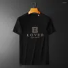 Męskie koszulki T-shirt Letni krótkie rękaw