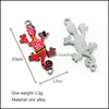 Charms Lots 10/20Pcs Mixed Color Gecko Connectors Pendant Diy Necklace Beads Jewelry Making Christmas Beadcharms Drop Delivery Findi Otkv3