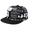 Boll Caps 2023 Fashion Graffiti broderi Hip Hop Hat Street Dance Skateboard Snapback Men and Women Justerbar baseball cap 55-60cm