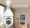 LED -glödlampor 5G WiFi -kamera PTZ IP -kamera i full färg natt Visionövervakningskameror AI Human Detect 4x Digital Zoom Home CCTV Security Cam
