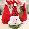 Christmas Decorations Year Red Santa Hat Winter Warm Adult&children Cartoon Soft Cute Stere