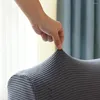 Stol täcker 2st Solid Stretch Armest SOFA ARM Protectors fåtölj Couch Slipcovers avtagbar elastisk kärleksat Sover