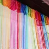 Curtain Colorful For Door Window Panel Living Room Divider String Line Decorative Curtains 1