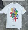 2023Mens Classic t Shirt Heart Fashion Ch High Quality Brand Letter Sanskrit Cross Pattern Sweater T-shirts Designers Chromes Pullover Tops Cotton Tshirts 1sfi