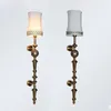 Wall Lamp Villa Hall Parlor Deco Large Vertical Light El Bedroom E27 LED Fixtures Corridor Stairwell Long Wandlamp