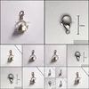 Charms Antique Sier Color Zipper PL Teapot Clip Strewa Stołowa Bransoletka na wisiorki upuszczenie biżuterii