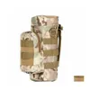 Poignée de boisson 095 Sac de bouteille d'eau tactique extérieure Armée Fan Système Molle Tailles d'eau Coupe Manches Taille externe Bages Accesseur Dh3YL