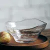 Schüsseln, Gemüse, Salatschüssel, japanischer Obstteller, Schlankheitsmahlzeit, vegetarisch, unregelmäßige Glas-Wasser-Schleifstruktur