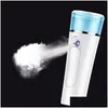 Makeup Remover Drop Portable Mini Face Spray Bottle Nano Mister Facial Hair Steamer Usb Rechargeable Power Bank Sprayer 2 In 1 Trave Dhk6V