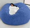 Fodere Per Sedie Senza Riempitivo Foan Beanbag Couch Grande Pavimento Sedile Futon Comodo Reclinabile Sfumatura di Colore Pelliccia Gigante Copertura Del Sacchetto di Fagioli Per divano Liviin