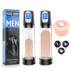 Speeltjes stimulator Mannelijke Elektrische Penis Pomp Speeltjes voor Mannen Erectie Masturbator Extender Penis Vacuüm Uitbreiding Massager Ring