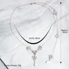 Chaînes Efily Toile de fond Perle Collier de mariée pour robe de mariée Chaîne arrière Longue Cristal Dos nu Bijoux de mariée Femmes Demoiselle d'honneurChaînes