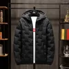 Piumino da uomo DIMUSI Bomber invernale Moda maschile Cotone caldo imbottito Cappotti Capispalla casual Abbigliamento uomo con cappuccio termico sottile