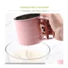 Bakgebakgereedschap Handheld bloem zeef cup mesh cakes vorm bakware ziften drop levering home tuin keuken eetbar dh91u