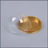 F￶rpackningsl￥dor 50st/set Cake Box Clear Plastic Cupcake Dome Containers Wedding Festival Baby Shower Birthday Party Dessert Drop Deli Dhafb