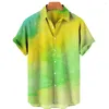 Camicie casual da uomo Estate Stile impressionante Camicia da uomo 3D Stampa Motivo colorato Stilista hawaiano Personalizzato Personalizzato Unisex