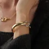 Bangle Enfashion Original Design Gold Color Open Bracelet For Women armbanden Groothandel Pulseras Mujer Fashion Jewelry Gifts B222289