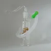 DHL Mini Bong Narguilé Avec 10mm Mâle Brûleur À Huile Tuyau Silicone Tuyau Drip Tip Portable Fumeur Ensemble Transparent Épais Verre Bongs D'eau Pour