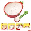 Kommen mooie draken fruit ontwerp keramische kom kinderen salade met lepel drop levering home tuin keuken eetbar eetgelegenheid dh7qs dh7qs