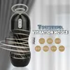 Sex Toy Massager svart rotation hela automatisk onani kopp suger vibration roterande manliga onanatorprodukter