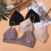 CAMISOLELE TOBLIS Summer Kobiet Bra francuski trójkąt rurka top seksowne biustonosze camisole bezprzewodowy backless bielizna baletta dla