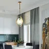 Kolye lambaları Nordic Designer Style Lights Restoran Işık Lüks Lüks Tek Kafa Geri Çekilebilir Kristal Led Modern Asma Lamba