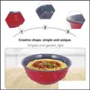 Skålar 1pc modern japansk salladskål kreativ nudel bärbar soppa röd droppe leverans hem trädgård kök matsal servis dhrwq