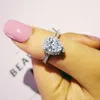 Cluster Rings Real 925 Sterling Silver the For Women помолвка свадьба Anel Aneis Jewelry Greatal Pired Dubai Nigeria R603