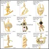 Charms Ski Surfing Diving Skateboard Sport Astronaut Diy Colgante Neckalce Lindo Charm Gold Accesorios Perrretería Makecharms Dr OT3KZ