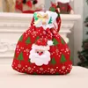 Noel Dekorasyonları Oyuncak Dekorasyon Çantası Noel Baba Hediye Çantaları Merry İyi Şaşırmış Sarma Şeker Çocuklar İçin