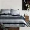 Ensembles de literie 2021 Set Home Textile Twin Queen King Size Bed Duvet Er Flat Sheet Avec 51X66Cm Taies D'oreiller En Gros Drop Delivery Gar Dhaev