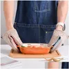 Ugnsmittor Sile Antiscaling Gloves Potholder Kitchen Tray Dish sk￥lh￥llare Handschoen Handkl￤mma Drop Delivery Home Garden Dining BA DHG2V