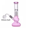 Le moins cher Mobius Matrix Sidecar Bong en verre Narguilé Birdcage Perc Tuyaux pour fumer de l'eau avec tuyau de brûleur à mazout en verre de 18 mm 2 Style