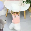 Dog Apparel KATEPET Fashion Style Pet Clothes Winter Thicken Warm Cat Wool Sweater Two-leg Comfort Puppy Cotton Coat Drop