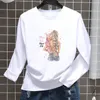Мужские рубашки супер мама жизнь Momlife Print Мужчина хлопковые футболка для футболки моды Harajuku в стиле круглая шея мужская улица с длинными рукавами.