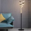 Floor Lamps Decorative Lamp Wood Luminaire Modern Candelabra Industrial Tripod