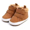 First Walkers Baby Fashion Thickened Boots Infant Girls Boys Non-Slip Soft Sole Walker Winter Warm Snow Crib Shoes