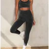 Ensembles actifs femmes sans couture lavage à l'acide fermeture éclair bidirectionnelle à manches longues haut court soutien-gorge de sport Gym BuLifting Leggings 2 pièces Fitness Sportswear Yoga ensemble