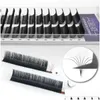 False Eyelashes Muselash Easy Fan Lashes Individual Extension Fast Fanning Label Volume Mega Lash Extentions Drop Delivery Health Be Dh8Rk