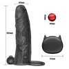 Sex toys massager Male Penis Vibrating Ring Sleeve Reusable Delay Ejaculation Enlargement Dildo Vibrator Sex Toys for Couples