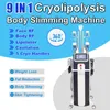 9 EN 1 LipoLaser Machine Cavitation RF Réduction De Poids Perte De Graisse Cryolipolyse Anti Cellulite Peau Serrer Dispositif Anti-Rides Salon Usage Domestique