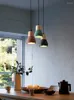 Hängslampor nordiska retro industriell restaurang terrazzo cementljus led e27 konst dekor sängen sovrum lampa matsal/vardagsrum café