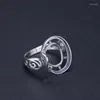 Cluster Rings 14 17mm 925 Sterling Silver Women Semi Monta Bases Blanks Base Blank Pad Vintage Set Set Jewelry DIY A4934