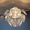 Pendellampor modern kreativ äppelkrans i nordisk restaurang ljuskrona sovrum vardagsrum hem dekoration led belysning belysning