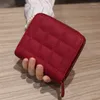 Wallets Plaid Briefcase Women's Wallet Fashion Women Zipper Hasp Cute Student Small PU Coin Purse Card Bag For