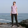 Conjuntos activos 100 kg pueden usar femenino set de yoga traje sudor suelto sudadera elástica pantalón corriendo jogger fitness gimnasia