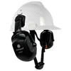 Ny typ Industriell arbetssäkerhetshjälm Kolfibermönster Engirneer Construction CE EN397 Hard Hat Abs Earmuffs Anti Noise